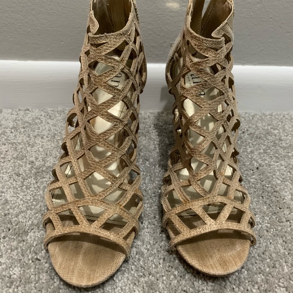 Neutral Summer Spring High Heels - Picture 2 of 4